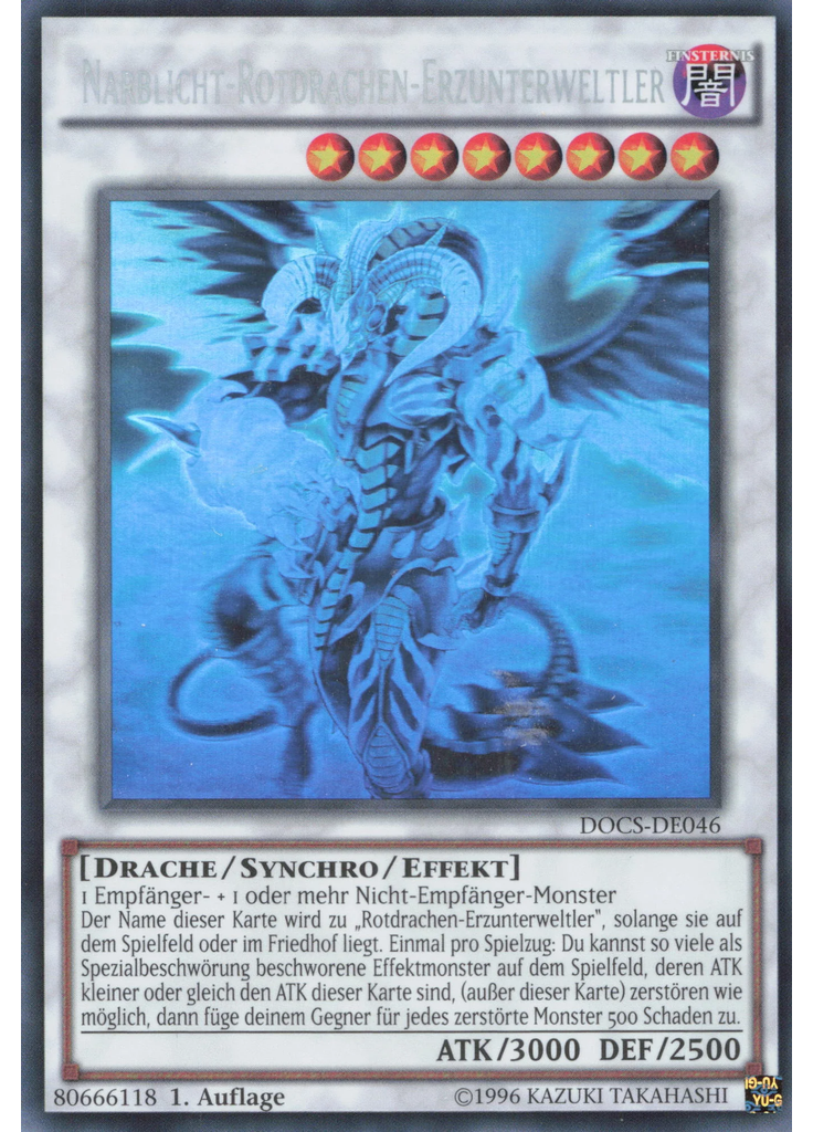 Narblicht-Rotdrachen-Erzunterweltler (Ghost Rare 1st Edition)