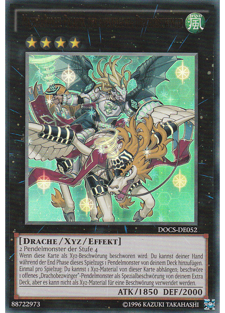 Majespaßvogel Paladin, der aufsteigende Drachobezwinger (Ultra Rare Unlimited)