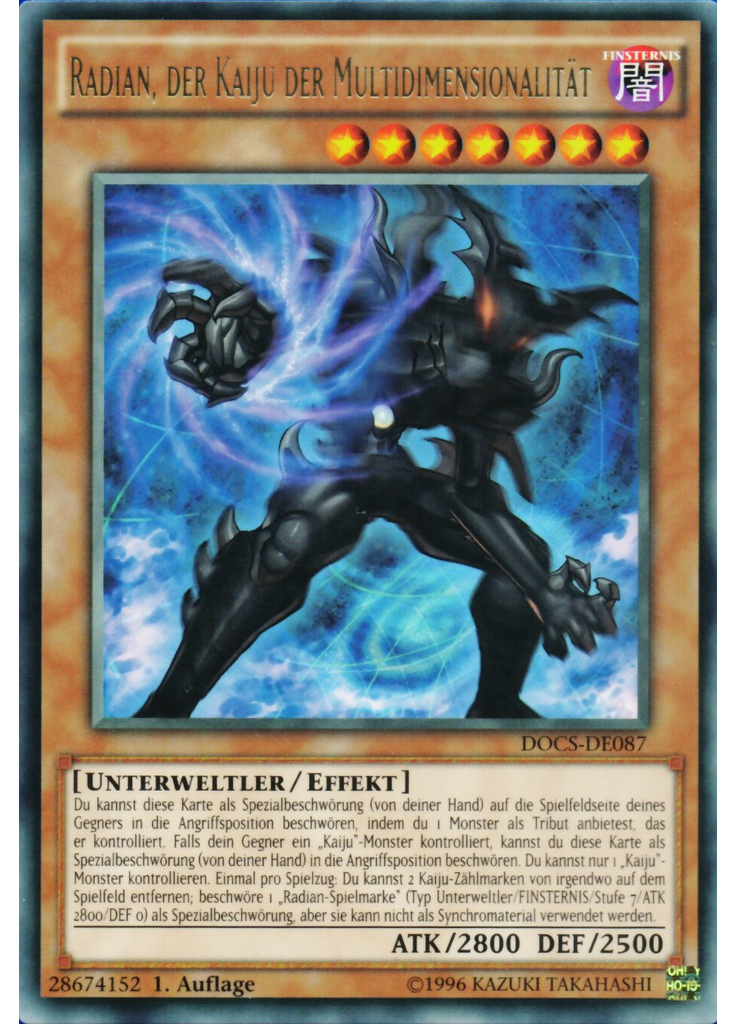 Radian, der Kaiju der Multidimensionalität