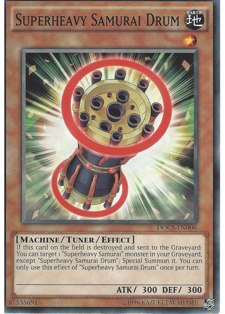 Superheavy Samurai Drum (Common Unlimited)