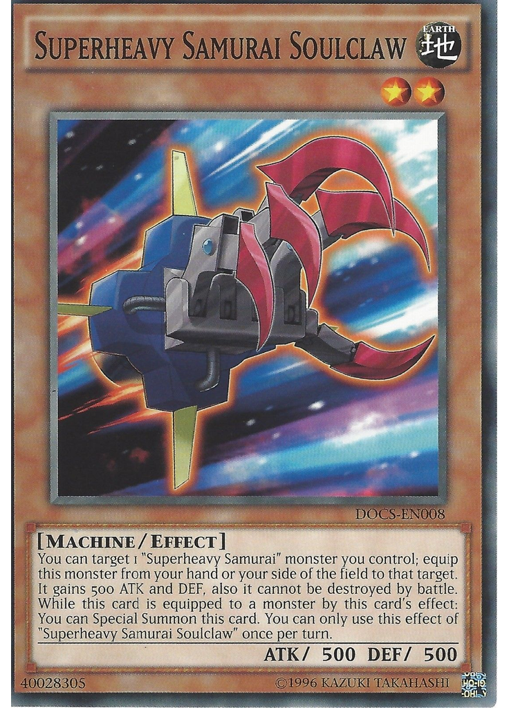 Superheavy Samurai Soulclaw (Common Unlimited)