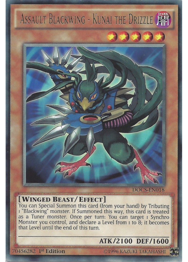 Assault Blackwing - Kunai the Drizzle