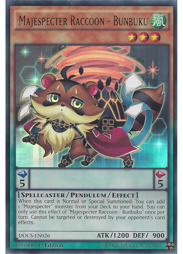 Majespecter Raccoon - Bunbuku