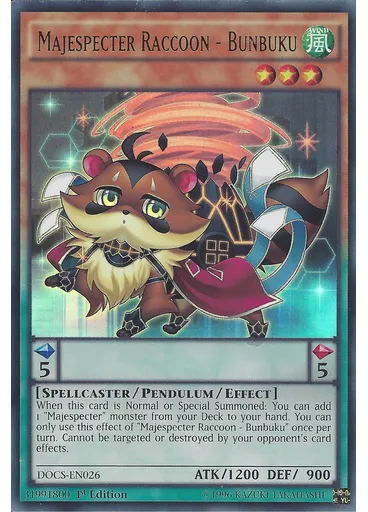Majespecter Raccoon - Bunbuku
