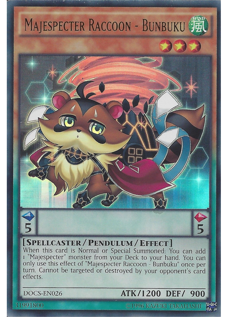 Majespecter Raccoon - Bunbuku (Ultra Rare Unlimited)