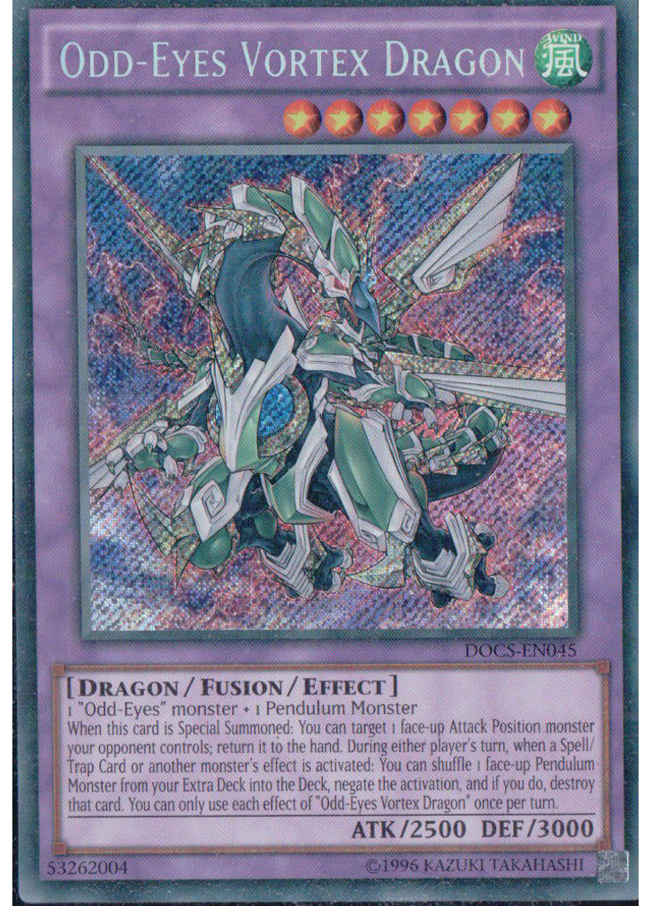 Odd-Eyes Vortex Dragon (Secret Rare Unlimited)