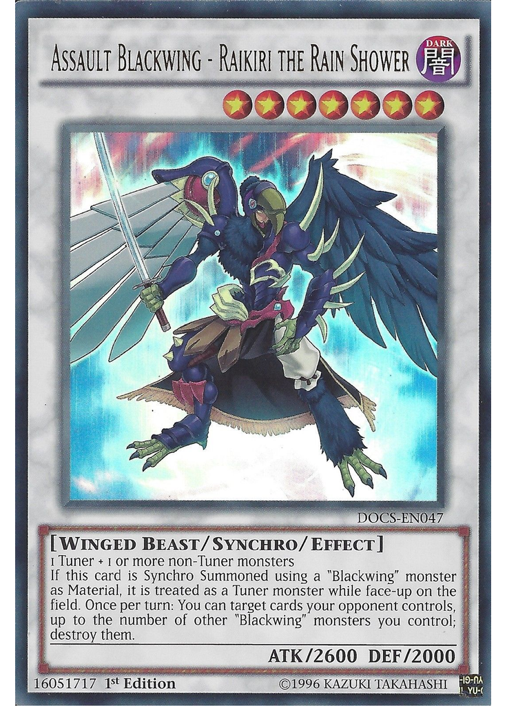 Assault Blackwing - Raikiri the Rain Shower