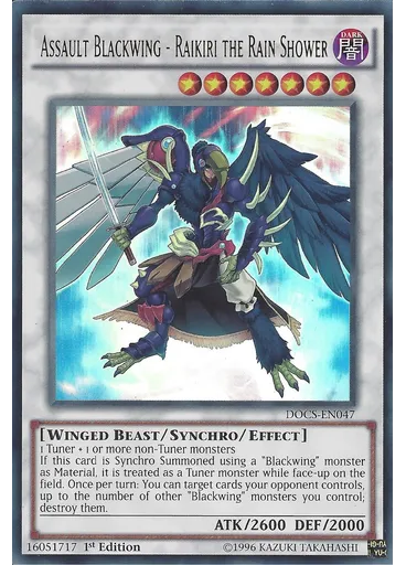Assault Blackwing - Raikiri the Rain Shower