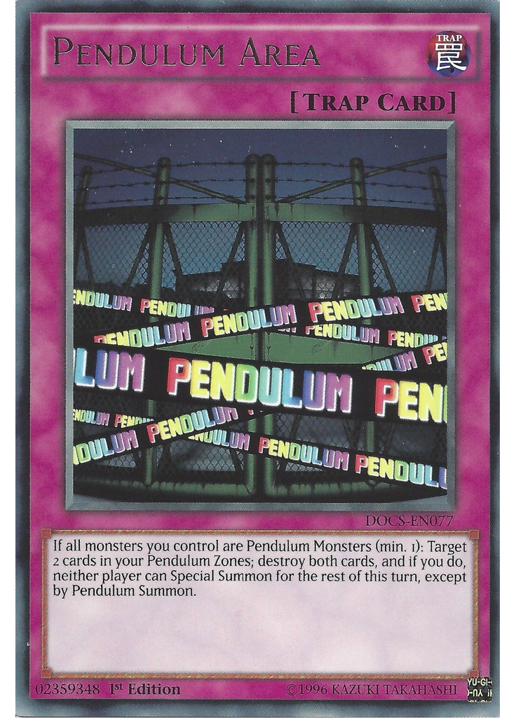 Pendulum Area