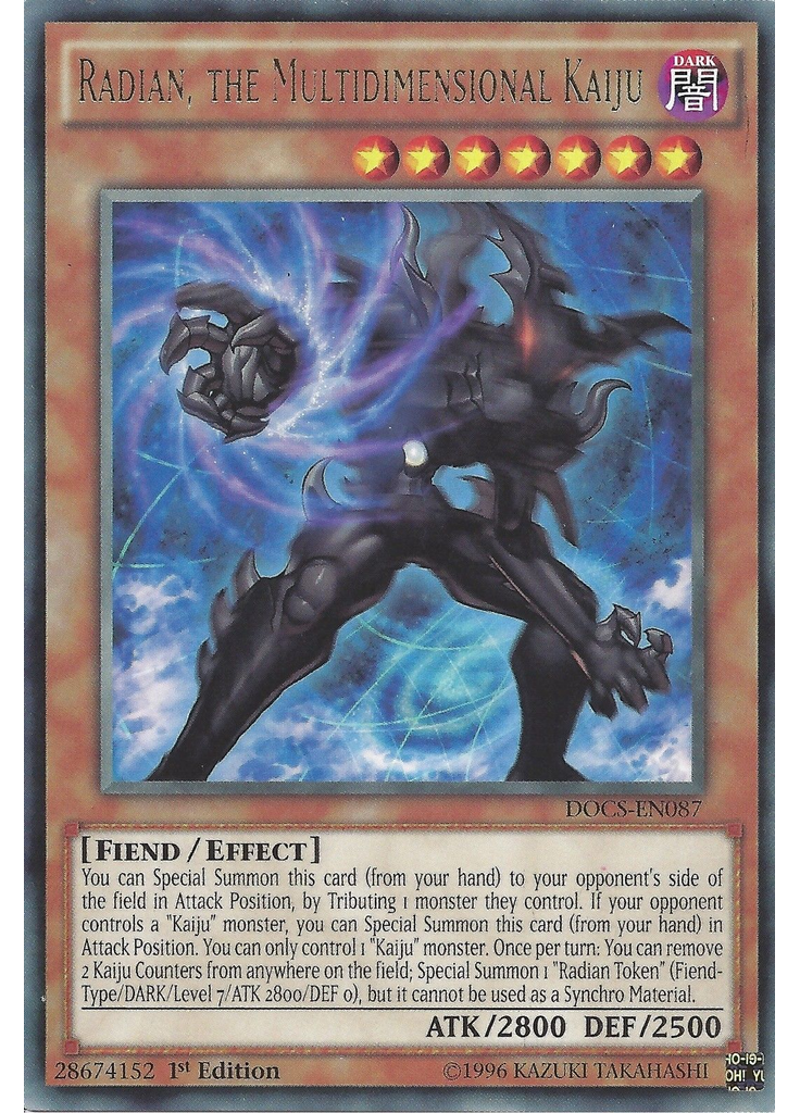 Radian, the Multidimensional Kaiju