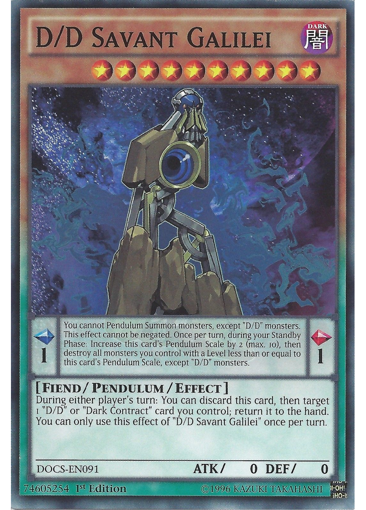 D/D Savant Galilei