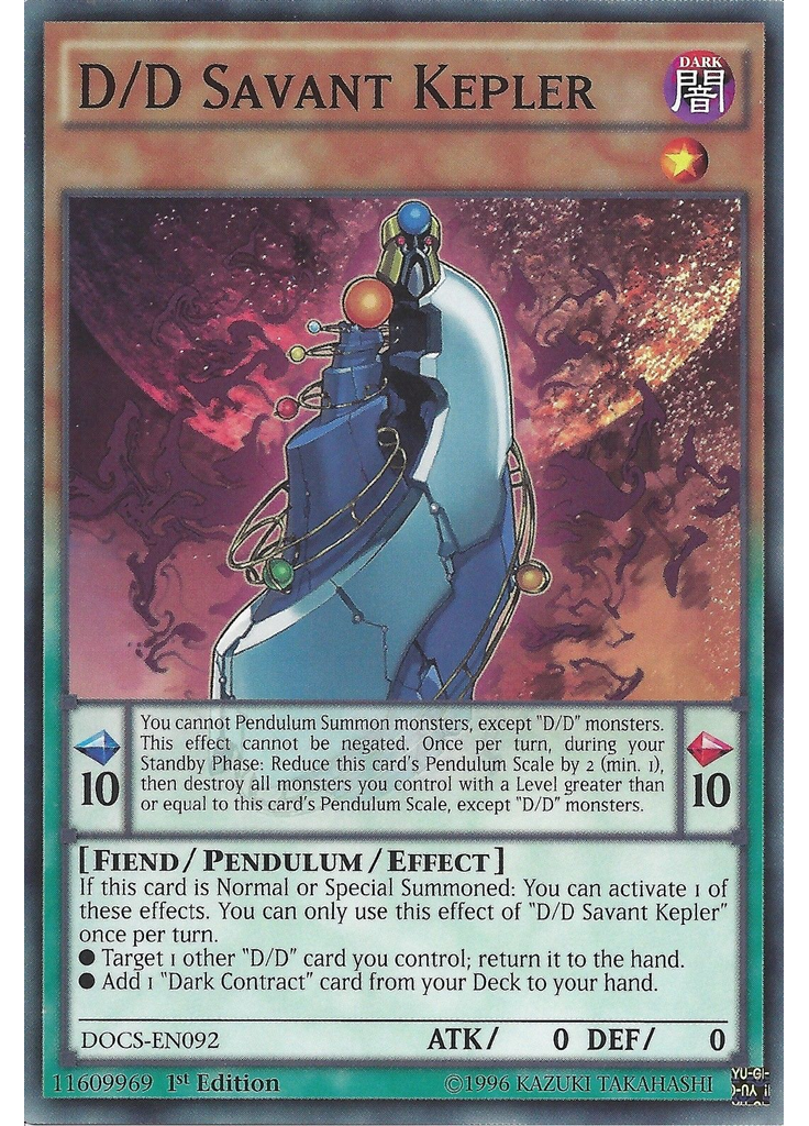 D/D Savant Kepler
