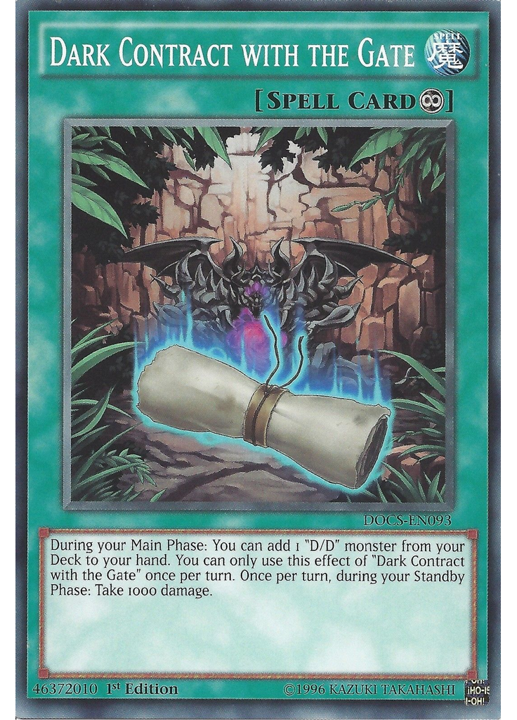 Dark Contract with the Gate