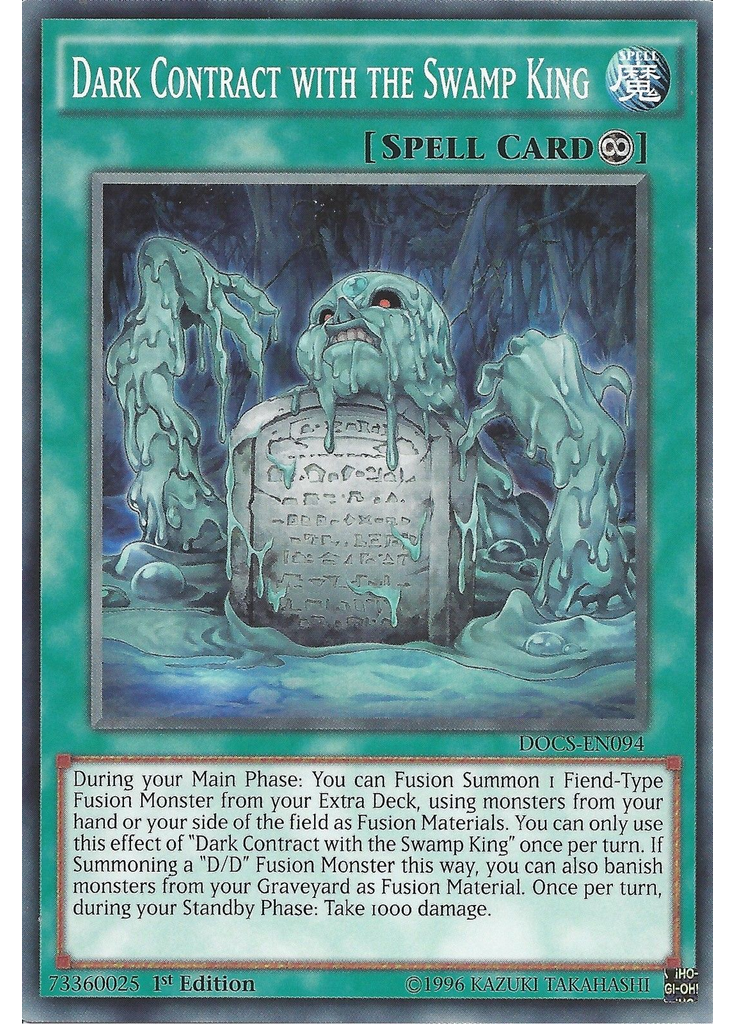 Dark Contract with the Swamp King