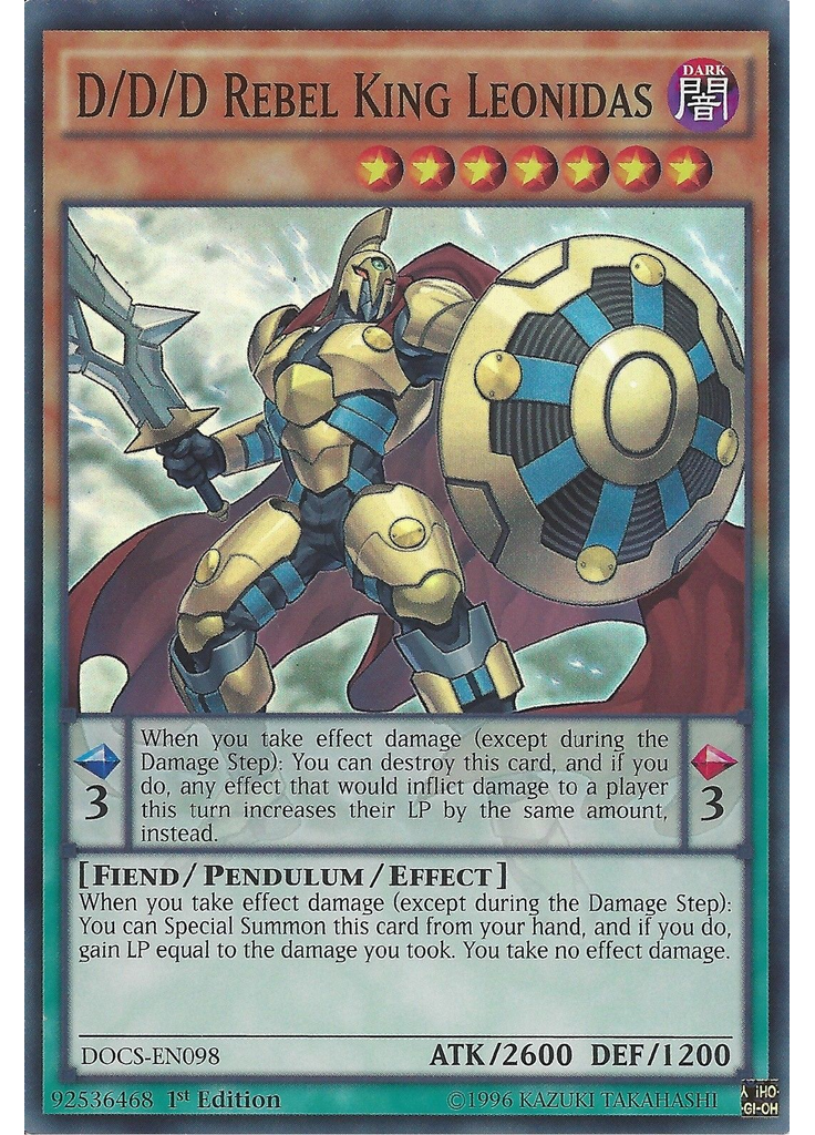 D/D/D Rebel King Leonidas