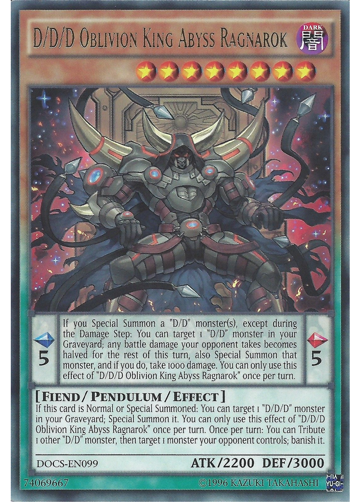 D/D/D Oblivion King Abyss Ragnarok (Rare Unlimited)