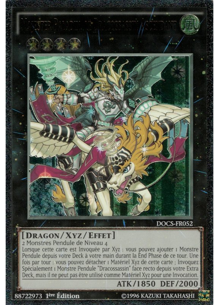 Majester Paladin, le Dracossassin Ascendant (Ultimate Rare 1st Edition)