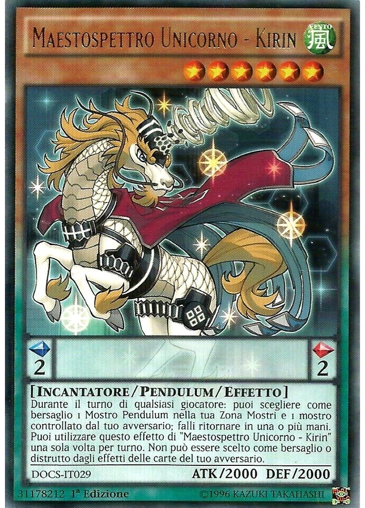 Maestospettro Unicorno - Kirin