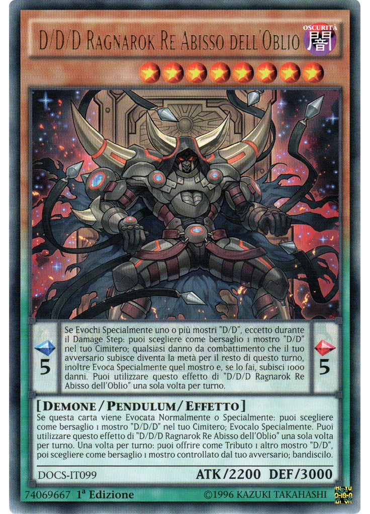 D/D/D Ragnarok Re Abisso dell'Oblio