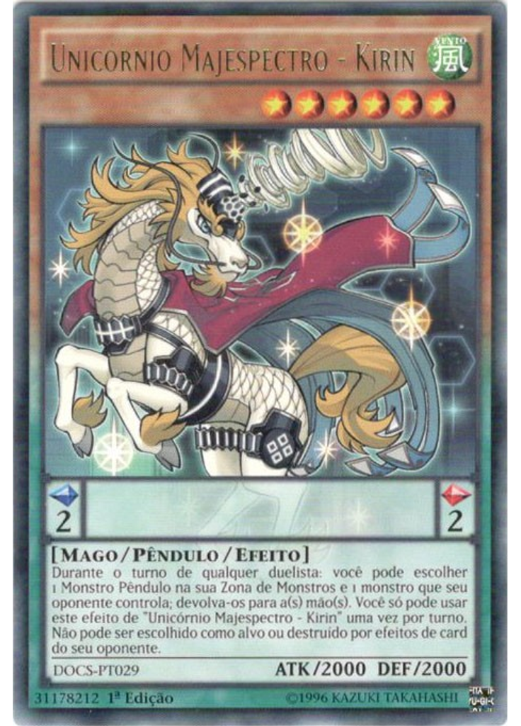 Unicórnio Majespectro - Kirin