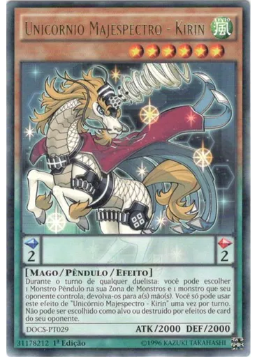 Unicórnio Majespectro - Kirin