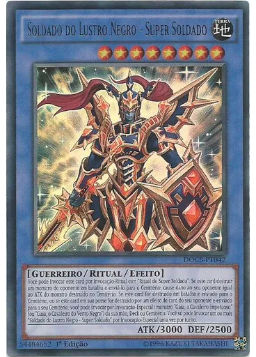 Soldado do Lustro Negro - Super Soldado