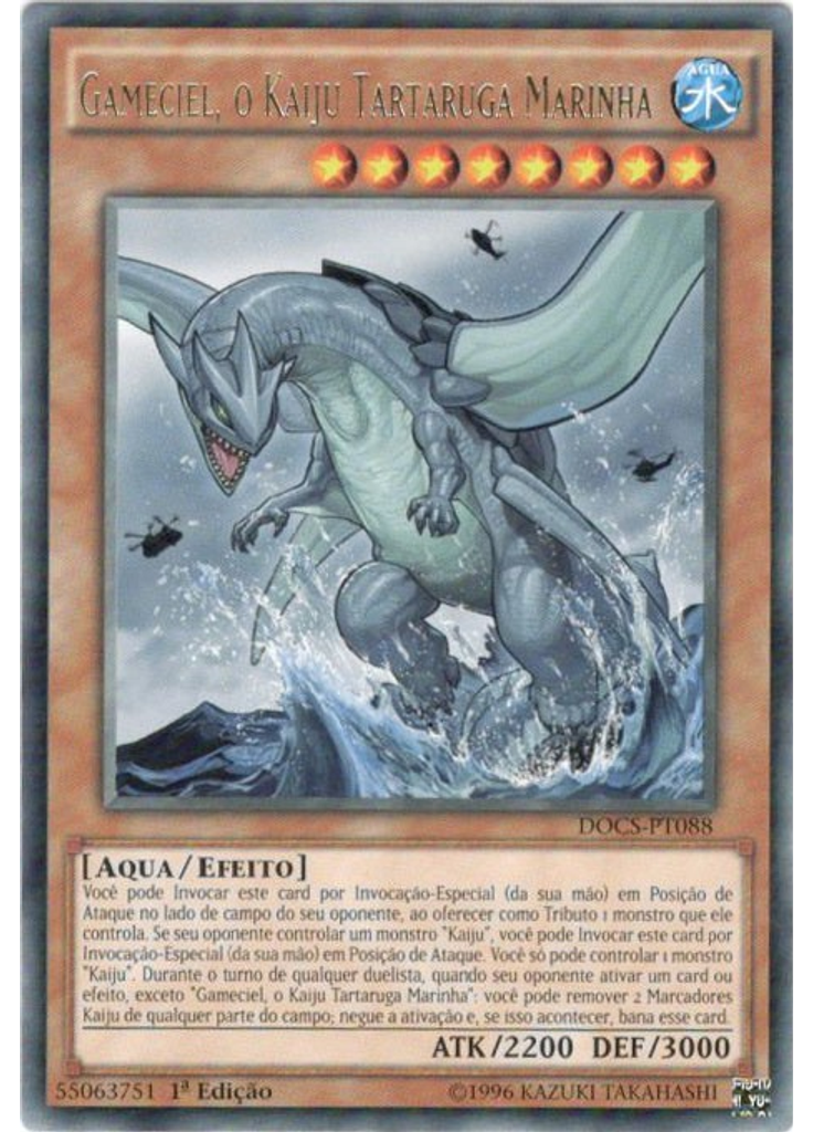 Gameciel, o Kaiju Tartaruga Marinha
