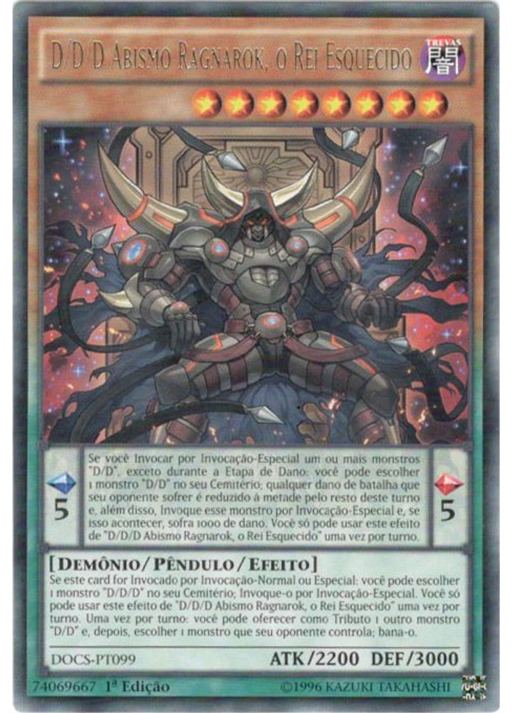 D/D/D Abismo Ragnarok, o Rei Esquecido