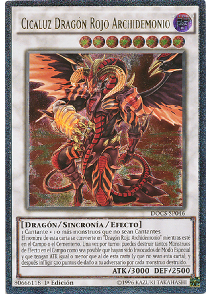 Cicaluz Dragón Rojo Archidemonio