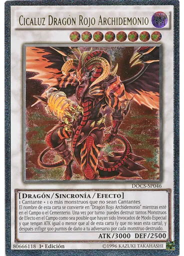 Cicaluz Dragón Rojo Archidemonio