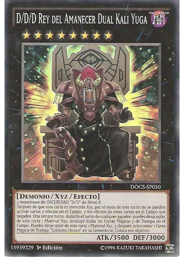 D/D/D Rey del Amanecer Dual Kali Yuga