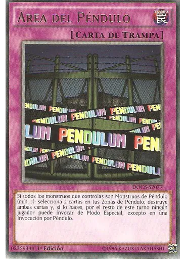 Área del Péndulo