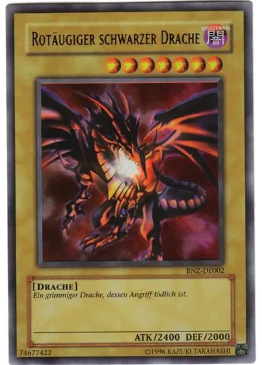 Rotäugiger schwarzer Drache