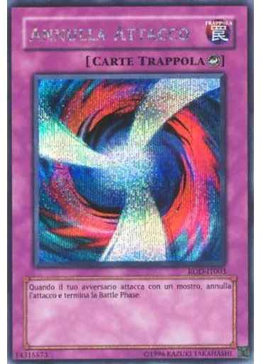 Annulla Attacco — Yu-Gi-Oh! The Dawn of Destiny promotional cards
