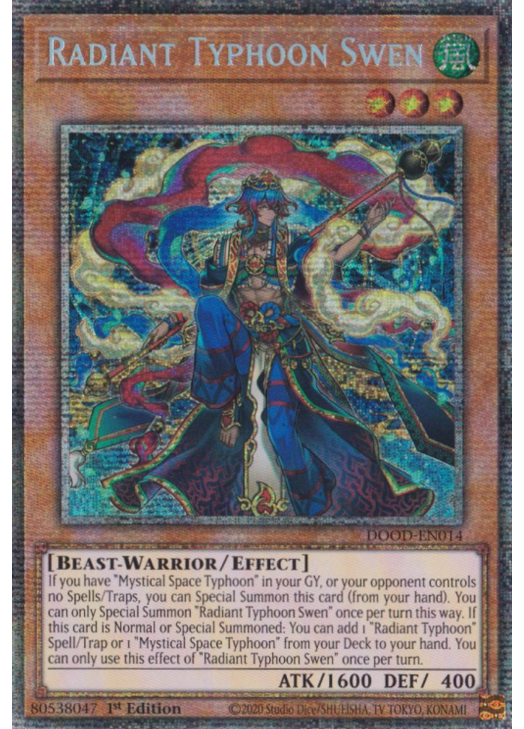 Radiant Typhoon Swen (Starlight Rare 1st Edition)
