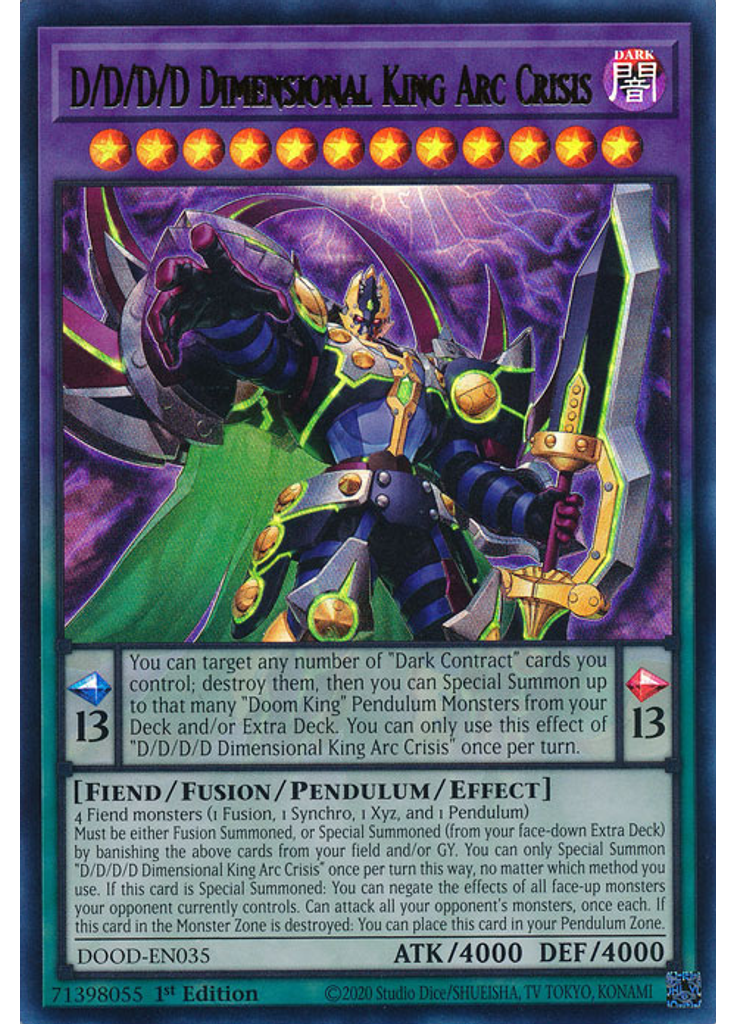 D/D/D/D Dimensional King Arc Crisis