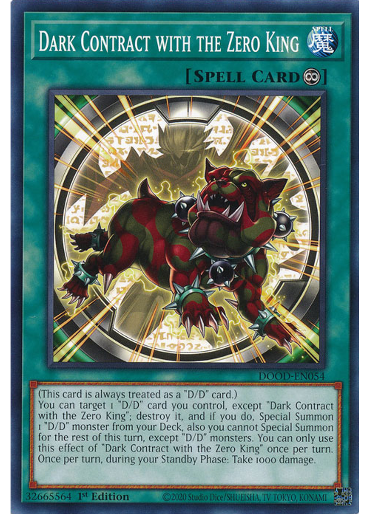 Dark Contract with the Zero King