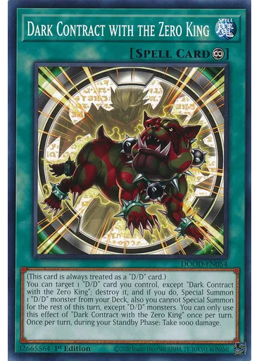 Dark Contract with the Zero King
