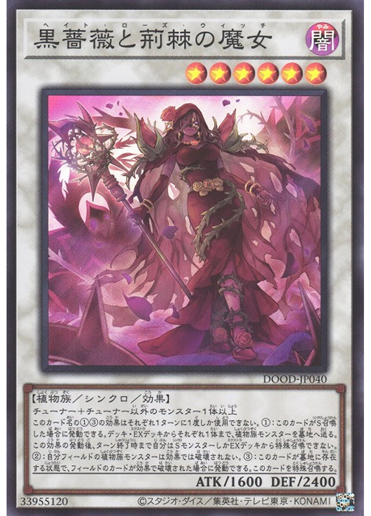 黒薔薇と荊棘の魔女