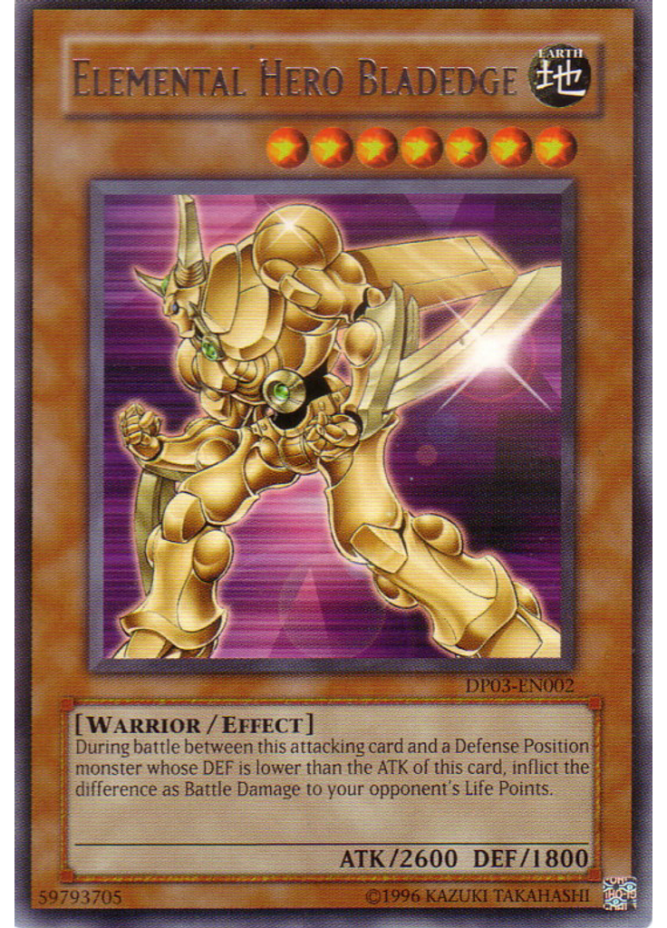 Elemental HERO Bladedge (Rare Unlimited)