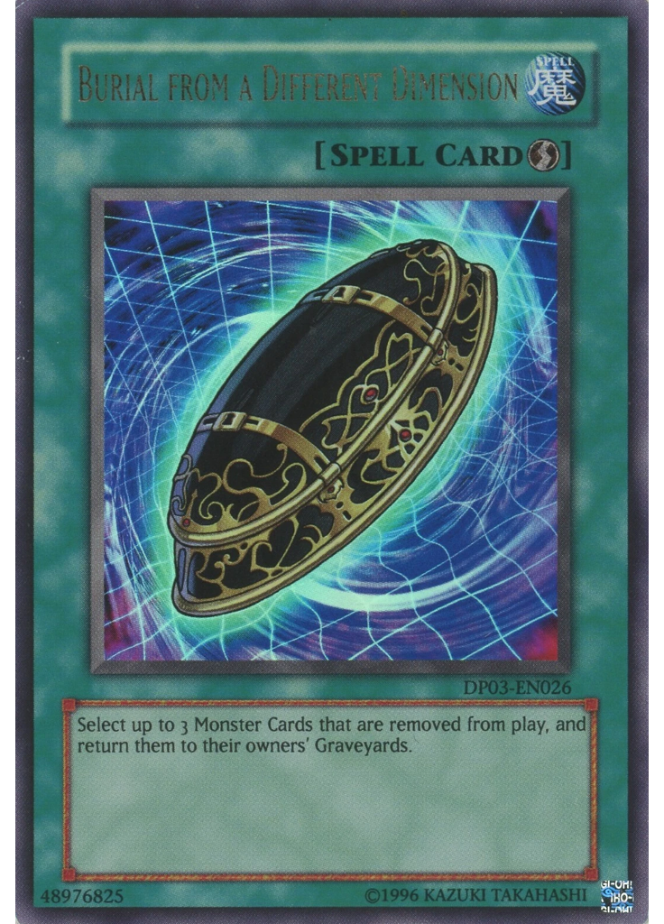 Burial from a Different Dimension (Ultra Rare Unlimited)