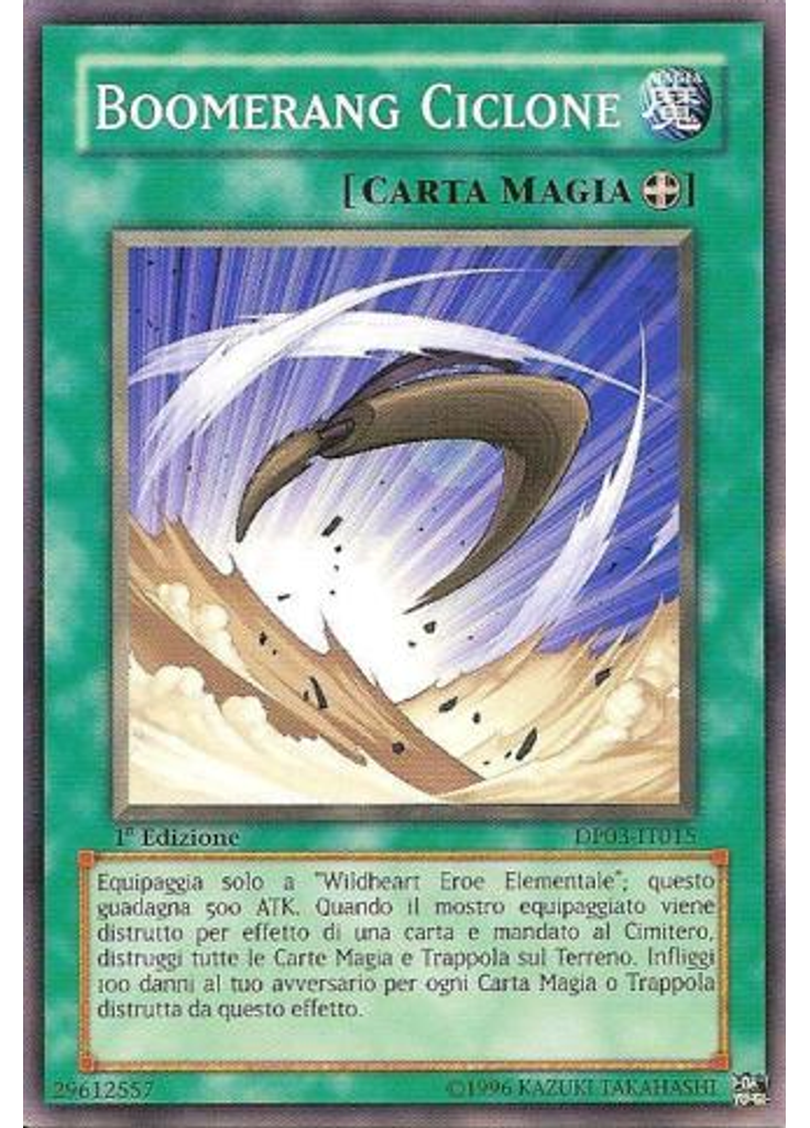 Boomerang Ciclone