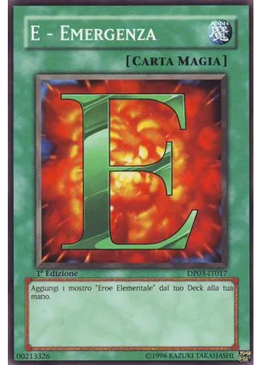 E - Emergenza