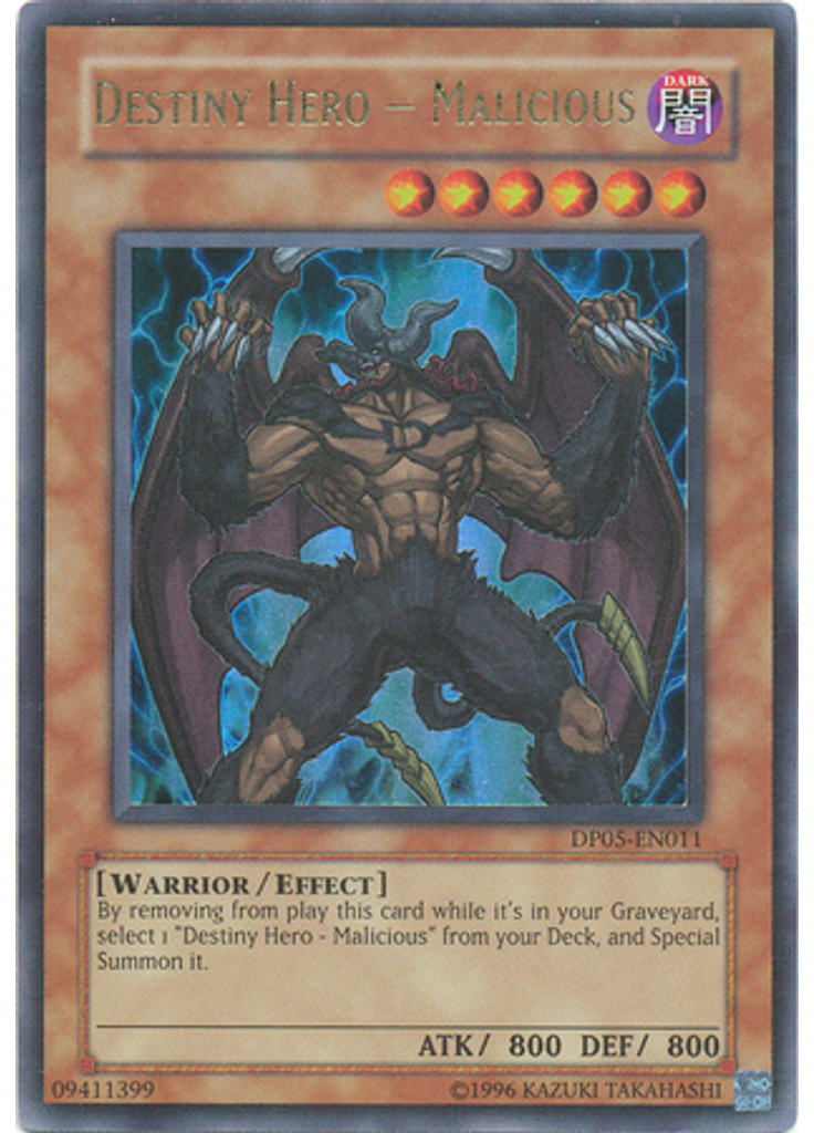 Destiny HERO - Malicious (Ultra Rare Unlimited)