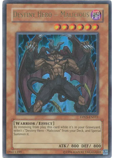 Destiny HERO - Malicious (Ultra Rare Unlimited)