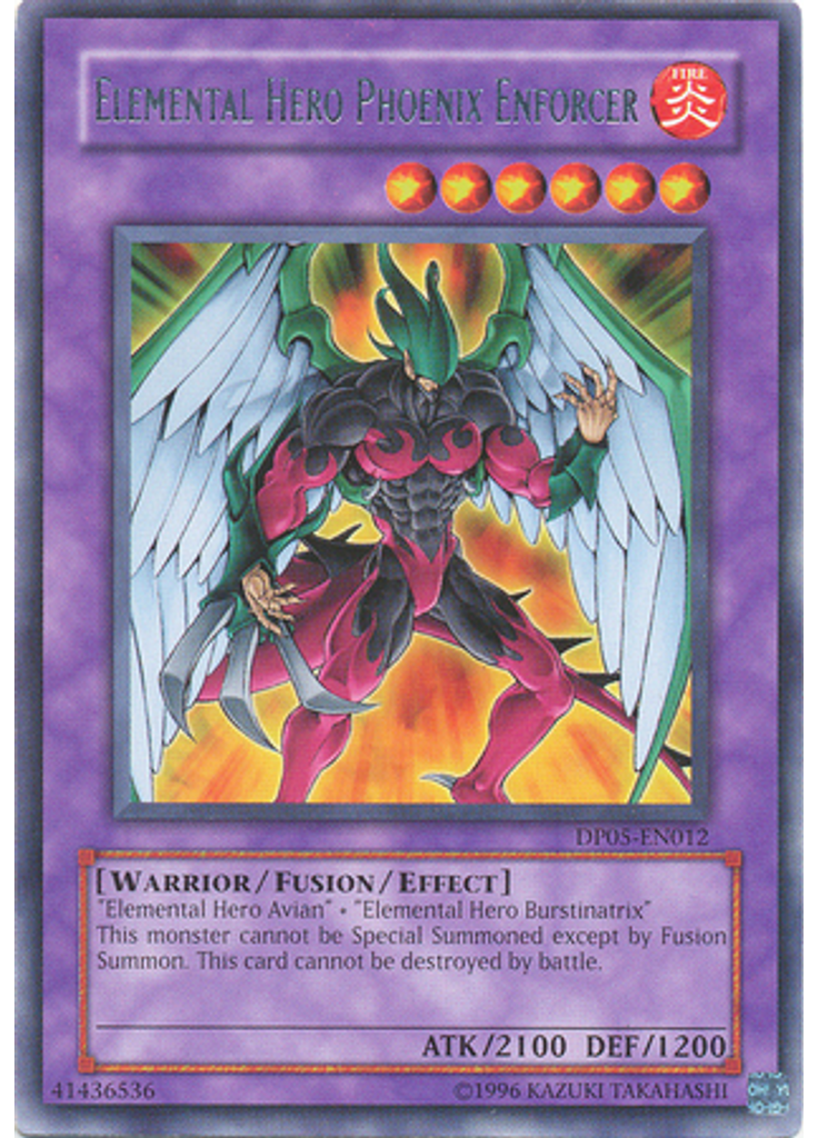 Elemental HERO Phoenix Enforcer (Rare Unlimited)