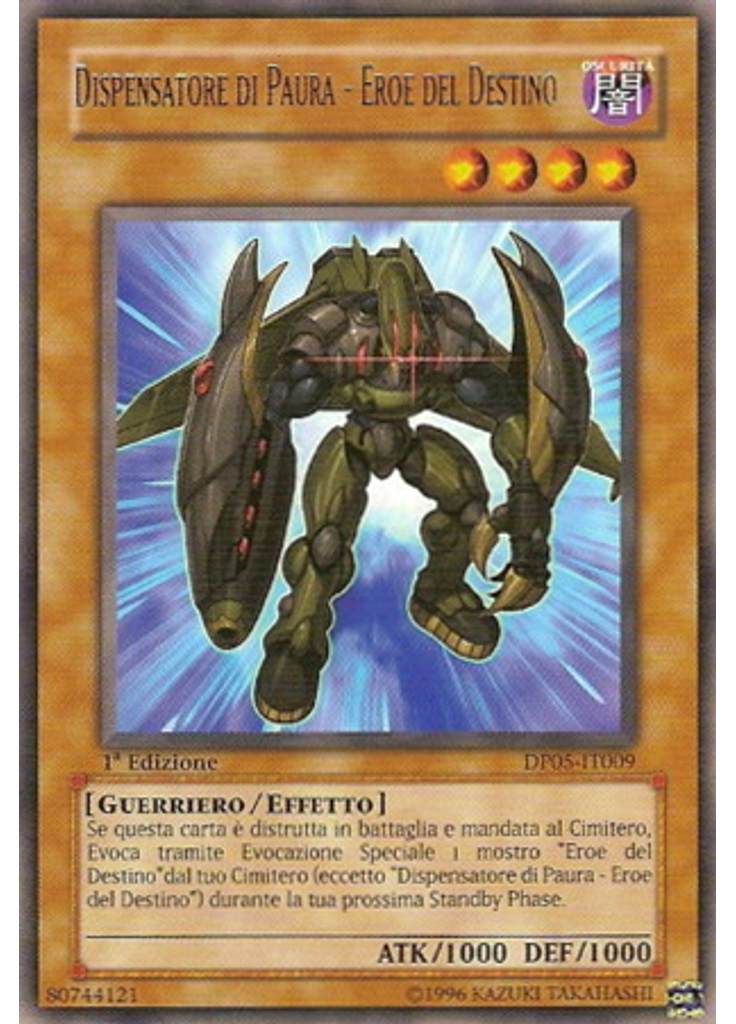 Dispensatore di Paura - EROE del Destino