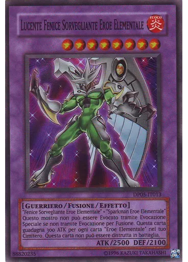 Lucente Fenice Sorvegliante EROE Elementale (Super Rare Unlimited)