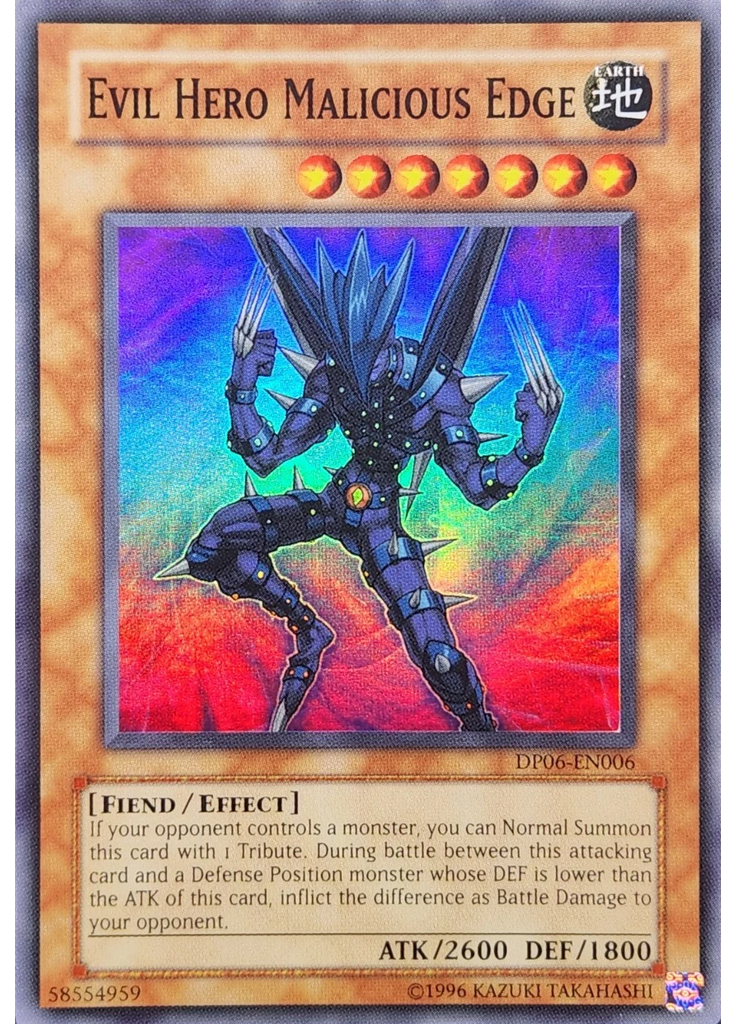 Evil HERO Malicious Edge (Super Rare Unlimited)