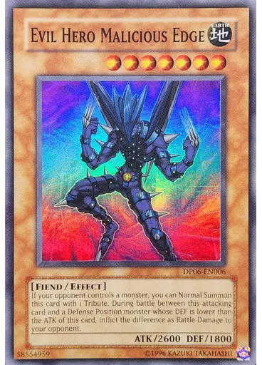 Evil HERO Malicious Edge (Super Rare Unlimited)